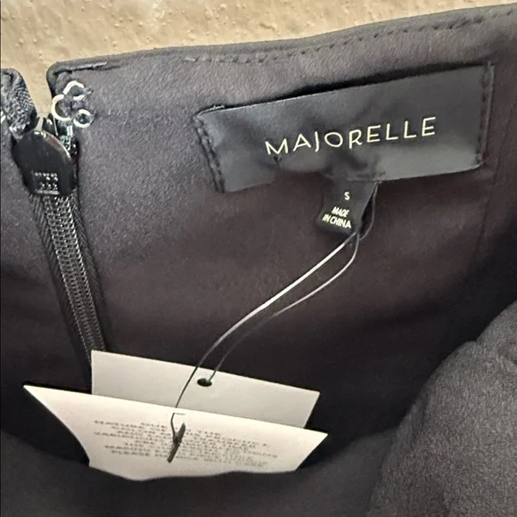 MAJORELLE × Christina Elezaj Poema Mini Dress in Black & White - Picture 6 of 8